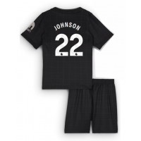 Stroje piłkarskie Tottenham Hotspur Brennan Johnson #22 Koszulka Wyjazdowej dla dzieci 2025-26 Krótki Rękaw (+ szorty)
